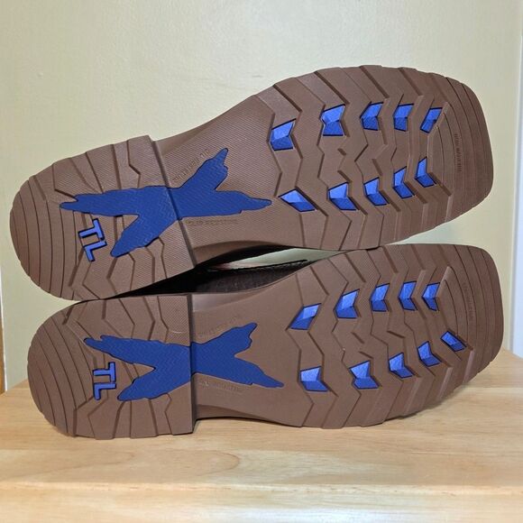 Tony Lama Greasewood Composite Toe Waterproof Work Boots Brown TW3417 Men's 9 - Picture 6 of 7